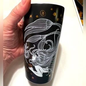 12oz Ceramic Starbucks Mermaid Cup - Like New!